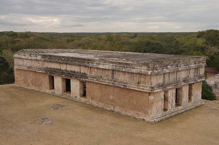 Casa de las tortugas en Uxmal