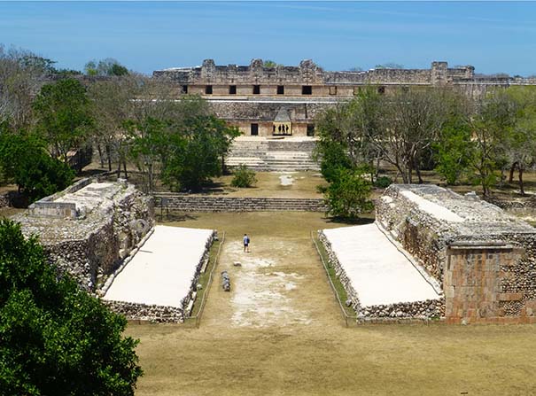 Juego de pelota en Uxmal